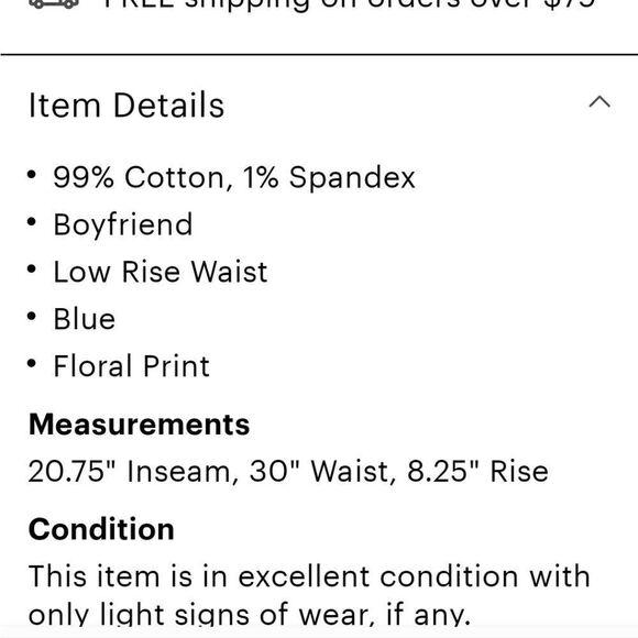 LOFT Khakis Floral Cropped - Picture 7 of 7